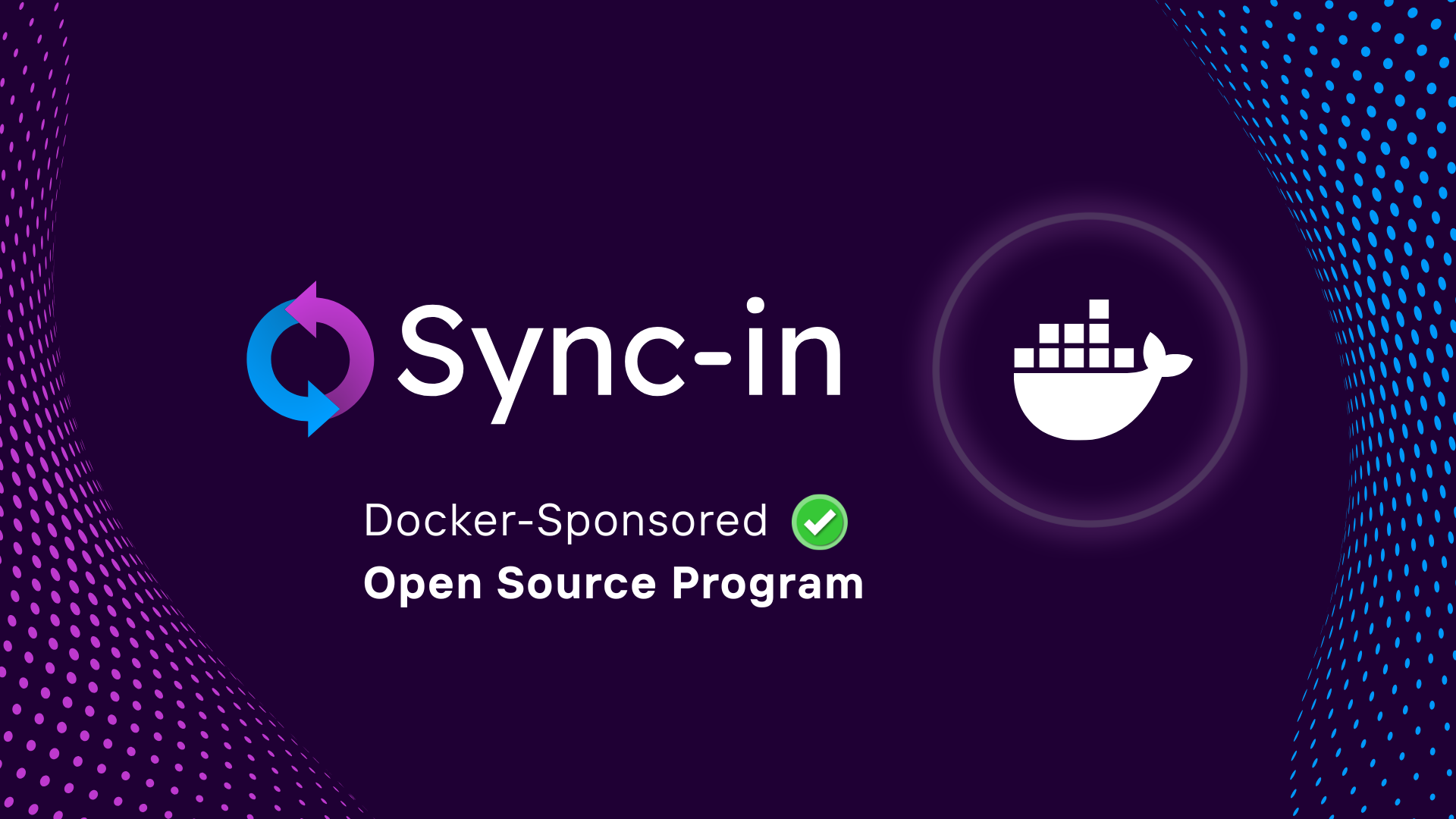 Soutien Docker Sponsored Open Source pour Sync-in
